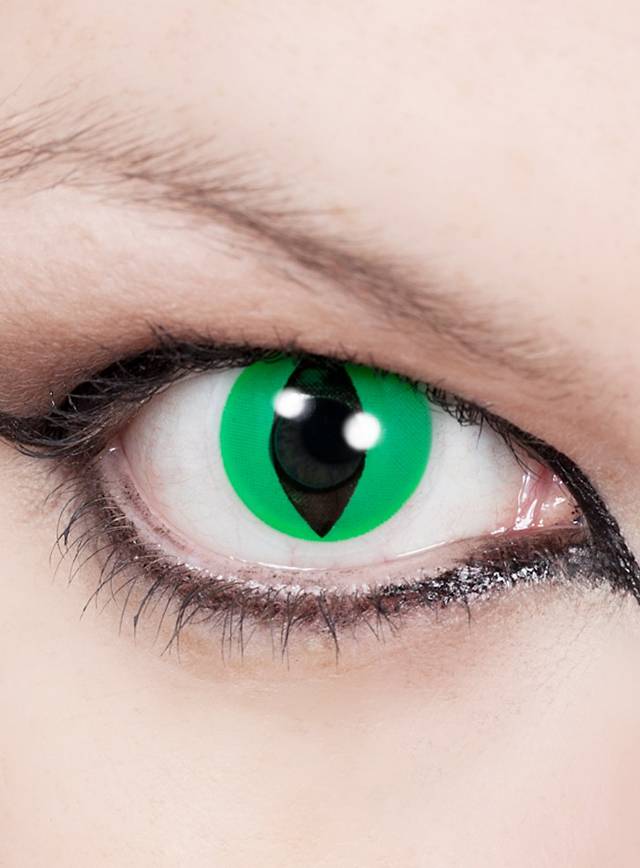 Cat Eye Green Special Effect Contact Lens