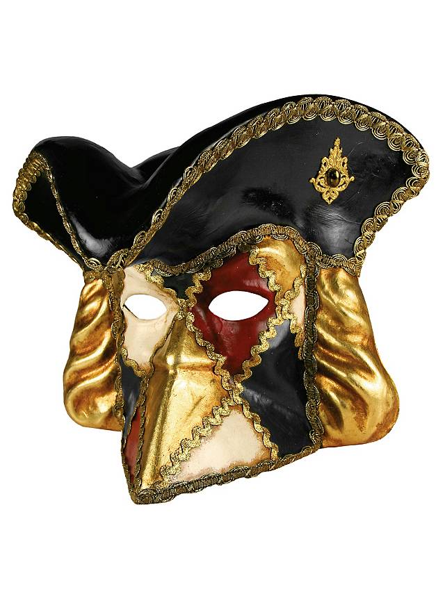Bauta "Colore" Venezianische Maske Venedig Karneval 