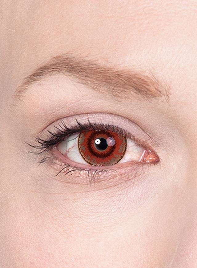 Kontaktlinsen für den Zombie Schminktipp