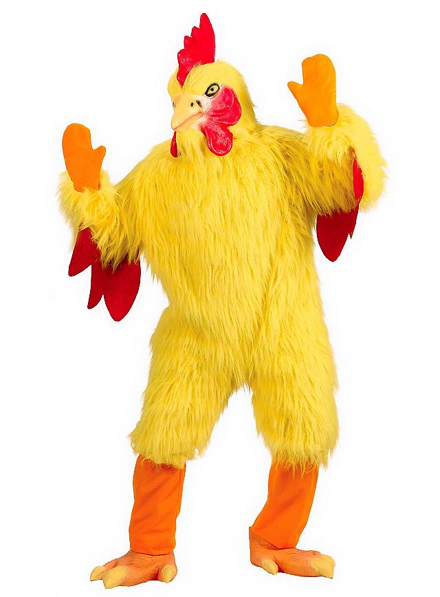 Guirca Huhn Kostüm für Kinder Hühnerkostüm Henne Hahn Vogel Tier Bauernhof
