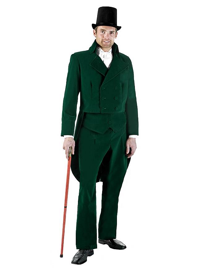 Victorian Gentleman green Costume